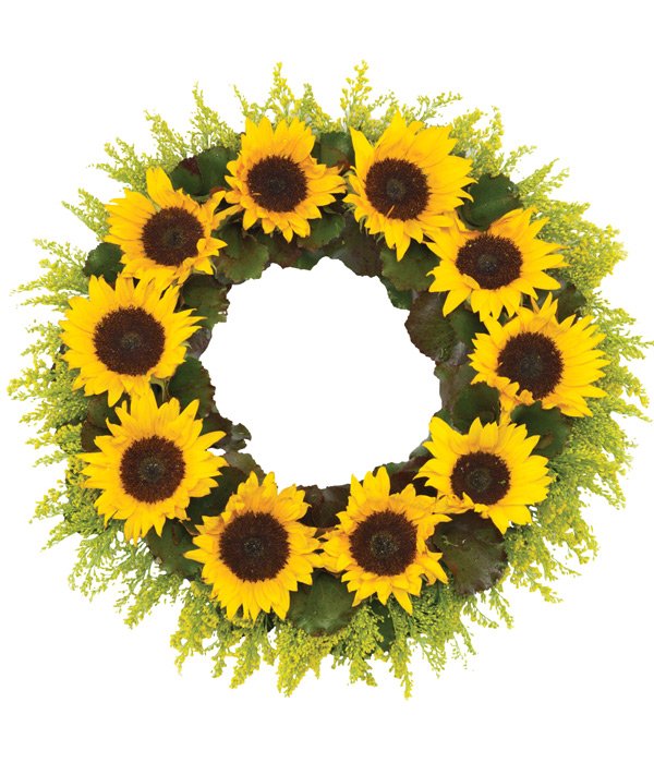 Sunflower Wreath