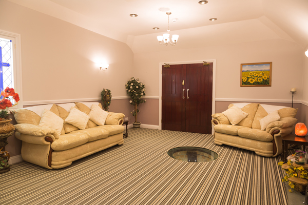 D.J. Bewley Service Room at Melksham with sofas